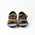 Men's Elastic Fibre Casual Sandals, Mustard Kitto