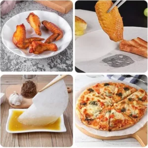 Kitchen Oil Absorbing Paper Sheets (20cm) | 20 Pcs Pack