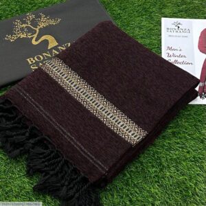 1 Pc Men's Velvet Plain Shawl