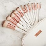 BH Cosmetics- Rose Romance 12 Piece Brush Set With Bag