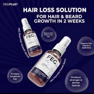 FEG Plus Hair Growth Spray Stimulate Follicles Reduce Hair Fall And Encourage Thicker Healthier Hair - 50ML