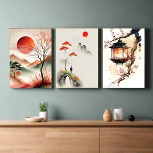 3Pcs Nature Phototile Wall Art